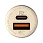 LDNIO C506Q USB, USB-C automašīnas lādētājs + MicroUSB kabelis