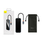 Adapteri 4w1 Baseus Hub USB-C:stä 4xUSB 3.0:aan (Tummanharmaa)