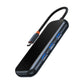 Adapteri 4w1 Baseus Hub USB-C:stä 4xUSB 3.0:aan (Tummanharmaa)