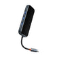 Adapteri 4w1 Baseus Hub USB-C:stä 4xUSB 3.0:aan (Tummanharmaa)