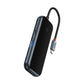 Adapteri 4w1 Baseus Hub USB-C:stä 4xUSB 3.0:aan (Tummanharmaa)