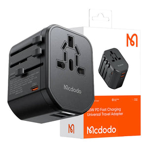 Universelles Wandladegerät Mcdodo EU/US/AU/UK CP-3471, PD 20W (schwarz)