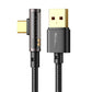 USB uz USB-C Prism 90 grādu kabelis Mcdodo CA-3380, 6A, 1.2m (melns)