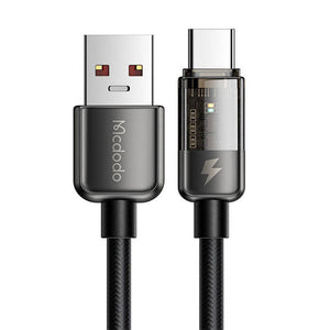 USB-C kabelis Mcdodo CA-3150, 6A, 1.2m (melns)