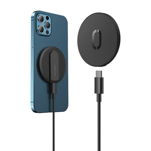 Joyroom JR-A28 ultratunn magnetisk induktionsladdare, 15W (svart)