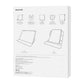 Baseus minimālistiskā sērija IPad 10 10.9" magnētisks aizsargmaciņš (melns)