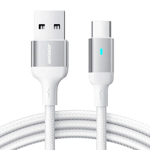 Kabel til USB-A / Type-C / 3A / 3m Joyroom S-UC027A10 (hvid)