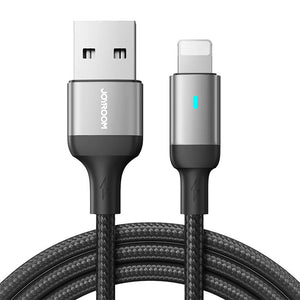 Kabel til USB-A / Lightning / 2,4A / 2m Joyroom S-UL012A10 (sort)