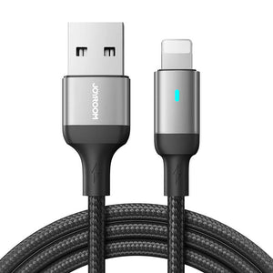 Kabel til USB-A / Lightning / 2,4A / 3m Joyroom S-UL012A10 (sort)