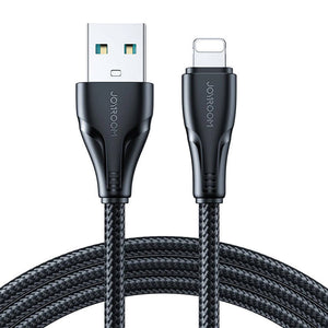 Kabel USB-A Surpass / Lightning / 3m Joyroom S-UL012A11 (sort)