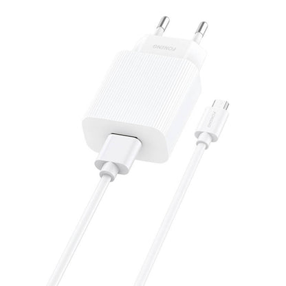 Hurtigoplader Foneng EU28 12W, 1xUSB, QC 3.0 + USB Micro-kabel