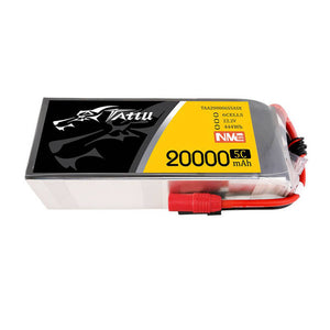 Tattu NMC 20000mAh 22.2V 5C 6S1P Lipo-batteripaket med AS150+XT150-kontakt