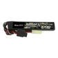 Gens ace G-Tech 25C 1000mAh 2S1P 7.4V Airsoftvapen Lipo-batteri med mini Tamiya-kontakt