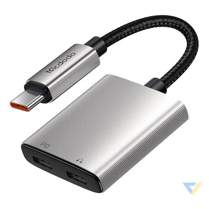 2in1 Audio Adapter Mcdodo CA 5570 2in1 USB C to 2x USB C Audio adapters