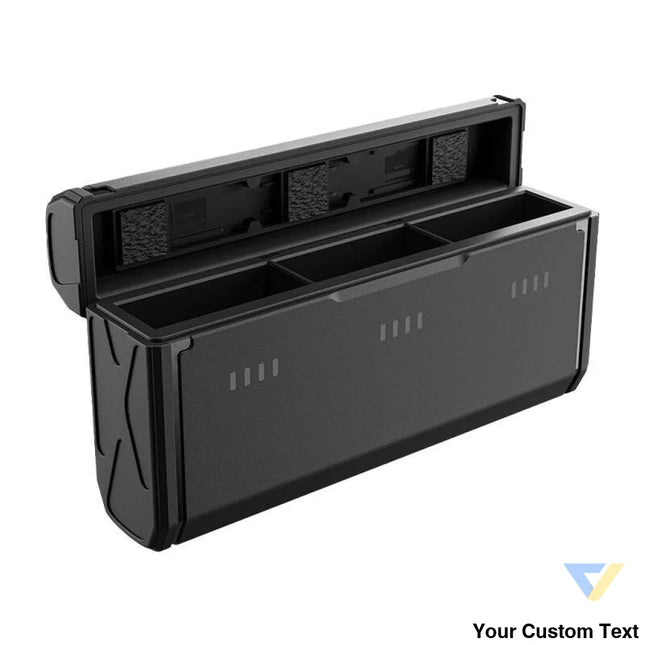 3 channel Pocket multi function charging box TELESIN for GoPro Hero 9 / 10 / 11 / 12 For sports cameras