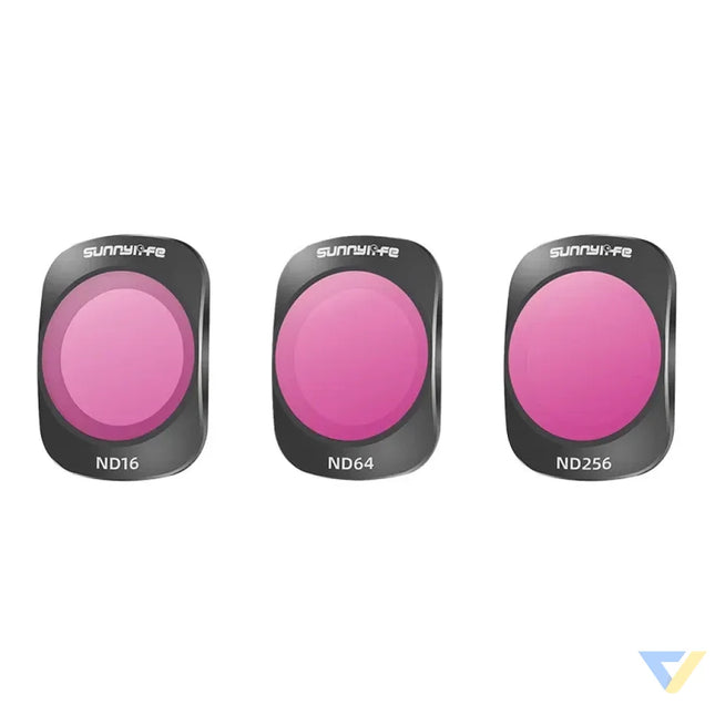 3 filters ND16 + ND64 + ND256 Sunnylife for Pocket 3 For sports cameras