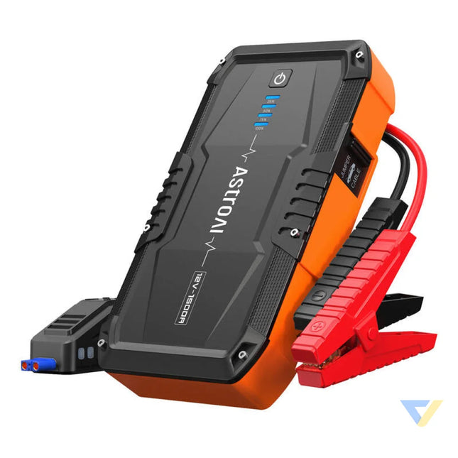 3 in 1: Jump starter + Power bank + SOS lights pea AstroAI S8 Measuring tools