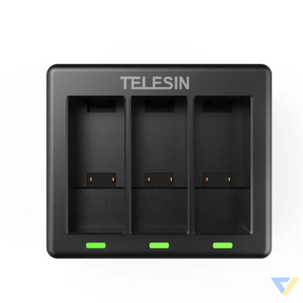 3 slot charger Telesin for GoPro Hero 12 / Hero 11 / Hero 10 / Hero 9 For sports cameras