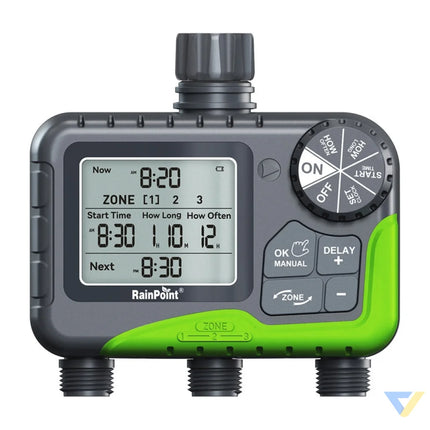 3 Zone Hose Timer RainPoint ITV305 Irrigation systems