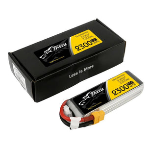 Batteripaket TATTU 2300mAh 11.1V 75C 3S1P Lipo med XT60