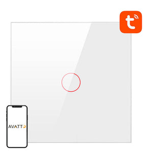 Smart lyskontakt WiFi Avatto TS02-EU-W1 1-vejs TUYA (hvid)