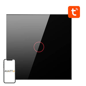 Smart lyskontakt ZigBee Avatto ZTS02-EU-B1 1-vejs TUYA (sort)