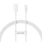 USB-kabel till USB-C Baseus Superior 100W 1m (vit)