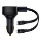 Bil-laddare Baseus Enjoyment med kabel USB-C, 33W (Svart)