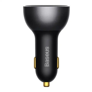 Bil-laddare Baseus Superme, USB, USB-C, 140W (svart)