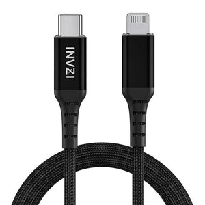 INVZI USB-C til Lightning-kabel, MFi, 2m (Sort)