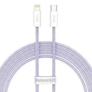 USB-C kuni Lightning kaabel Baseus Dynamic 2 seeria 20W 2m (lilla)