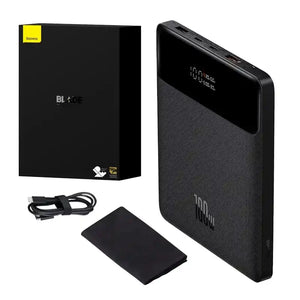 Powerbank Baseus Blade 20000mAh 2xUSB, 2xUSB-C + cable USB-C  100W (black)