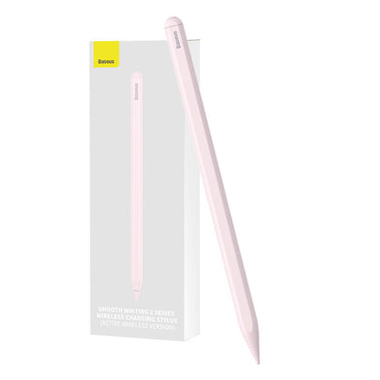 Trådlös laddningsstylus för telefon / surfplatta Baseus Smooth Writing (rosa)