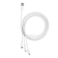 Snabbladdning USB till M+L+C Baseus Superior Data 3,5A 1m (Vit)