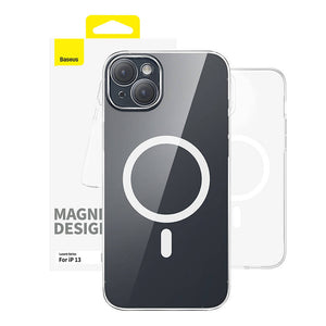 Magnetiskt mobilskal för iP 13 Baseus OS-Lucent-serien (Genomskinligt)