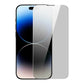 Privacy tempered Glass Baseus Iphone 14 Pro Max (2 kpl) kahdella puhdistussarjalla ja pölytiiviillä asennustyökalulla
