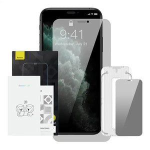 Baseus Crystal Privacy Protection karkaistu lasi 0,3 mm iPhone X/XS:lle