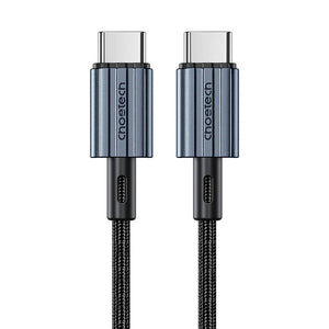 USB-C uz USB-C kabelis Choetech XCC-1014, PD 60W 1.2m (melns)
