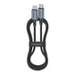 USB-C uz USB-C kabelis Choetech XCC-1014, PD 60W 1.2m (melns)