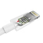USB uz Lightning kabelis Choetech IP0026, MFi, 1,2 m (balts)