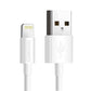 USB uz Lightning kabelis Choetech IP0026, MFi, 1,2 m (balts)