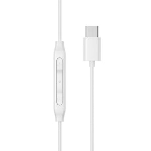 Johdolliset kuulokkeet Joyroom JR-EC05, Type-C (Valkoinen)