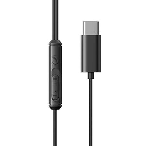 Kablede øretelefoner JR-EC07, Type-C (Sort)