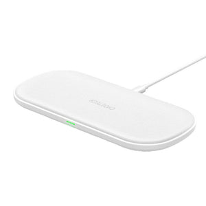 Choetech T535 dubultā ātrā bezvadu lādētāja (balts)