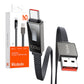 Kabelis Mcdodo CA-4980 USB uz USB-C ar displeju 1,2 m (melns)
