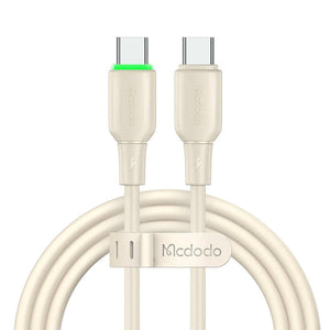 USB-C uz USB-C kabelis Mcdodo CA-4770 65W 1.2m (bēšs)
