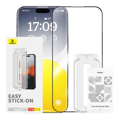 Sapphire karkaistu lasi Baseus 0,3 mm iPhone 15:lle