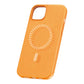 Magnetiskt mobilskal för iPhone 15 Plus Baseus Fauxther-serien (Orange)