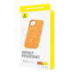 Magnetiskt mobilskal för iPhone 15 Plus Baseus Fauxther-serien (Orange)