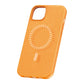Magnetic Phone Case for iPhone 15 Pro Baseus Fauxther Series (Orange)
